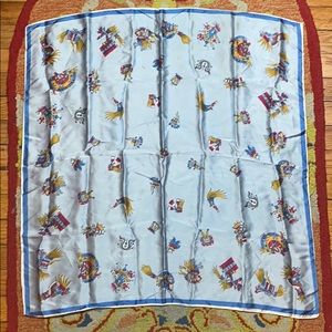 Vintage Reine Seide Silk Scarf 26”